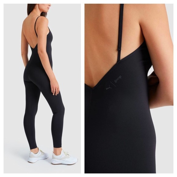 PUMA X Goop Training Bodysuit In Puma Black (US/XS) - Picture 2 of 7